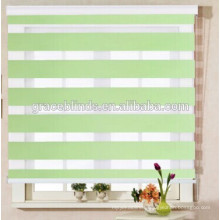 100% polyester double layer zebra blind